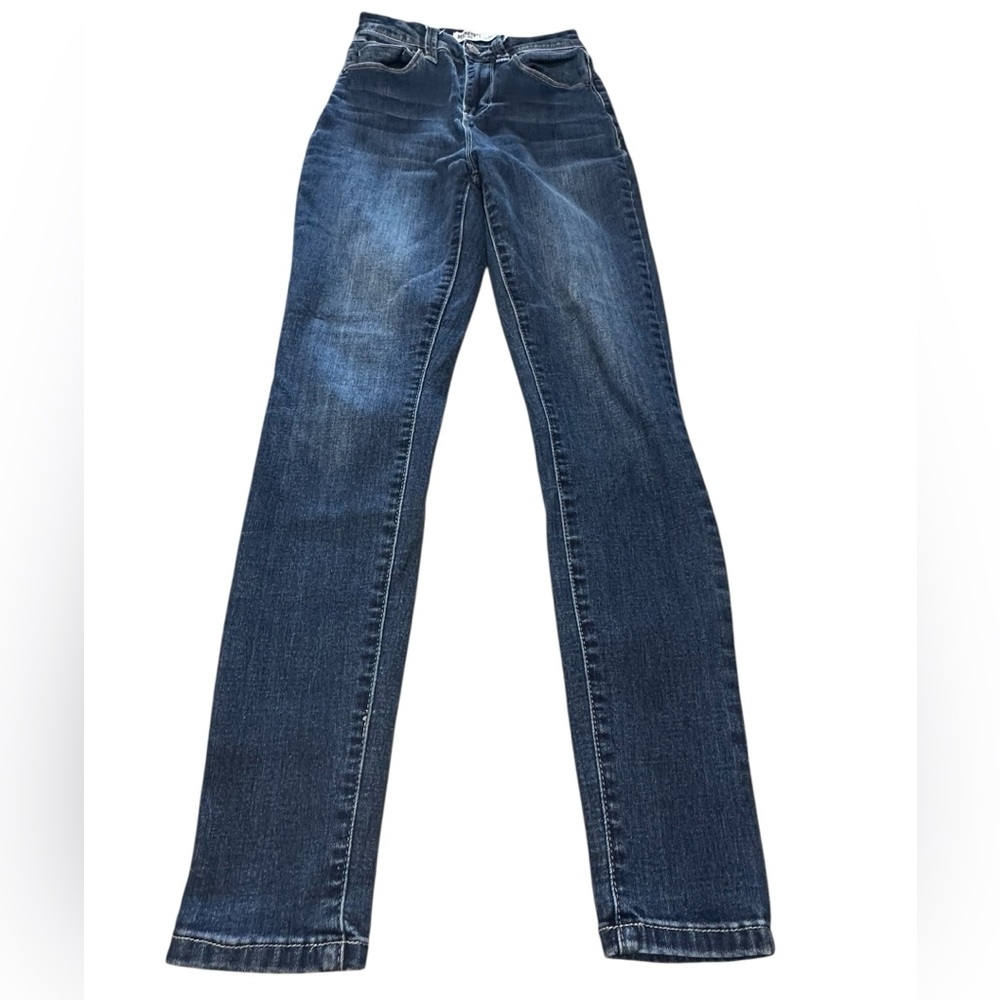 SECRETS With Love Super High Narrow Waist Skinny Blue Jeans